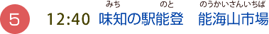 （5）12:40　味知の駅能登　能海山市場