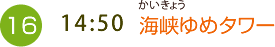 （16）14:50 海峡ゆめタワー